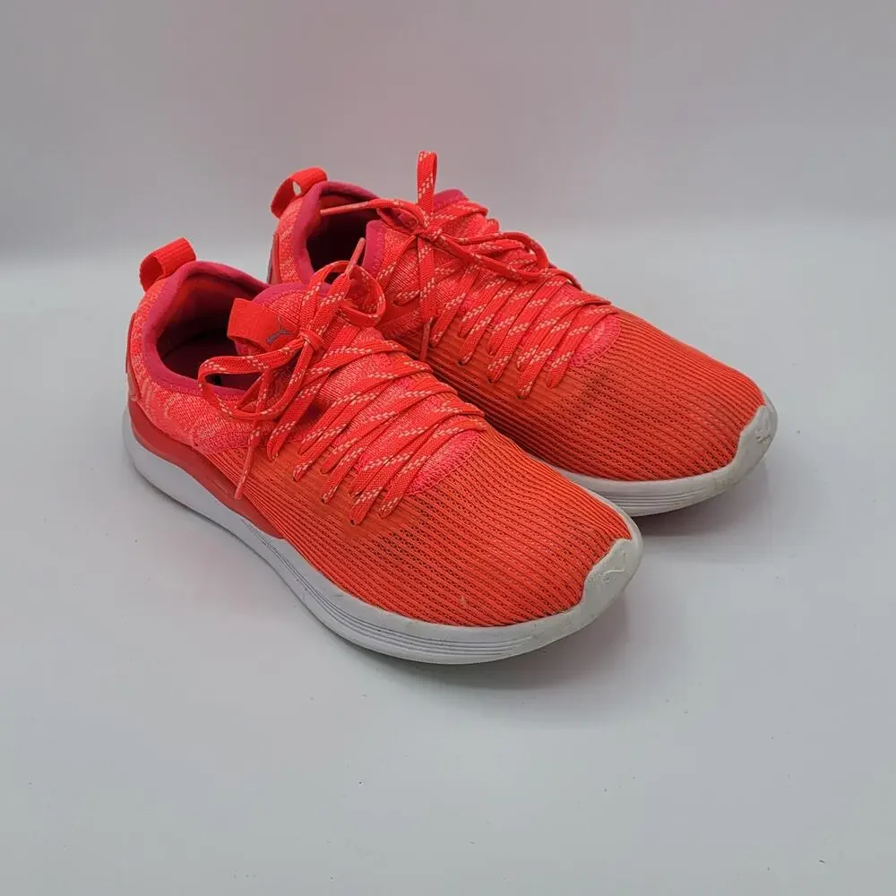 Puma Ignite Flash Evoknit pink coral women's size 6.5